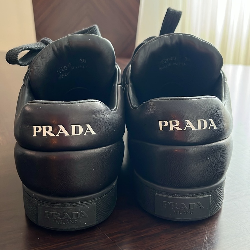 PRADA Nappa Soft leather sneakers - Picture 7 of 14